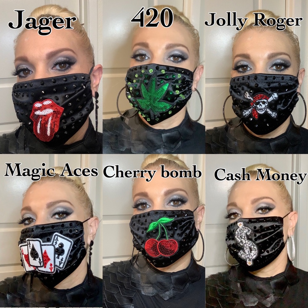Genuine Crystal masks/Sheilds